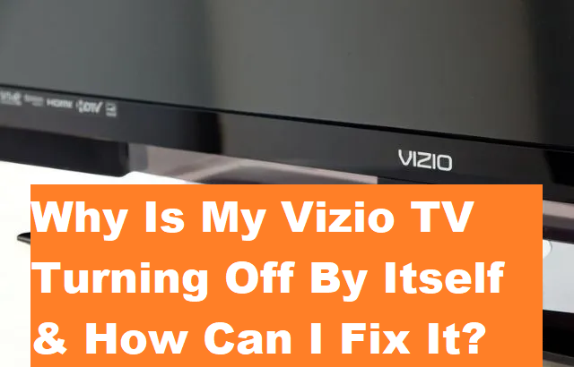 vizio tv keeps turning off