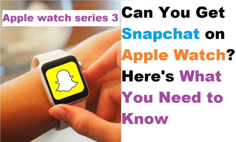 can you get snapchat on apple watch